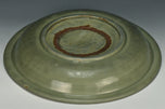 A LARGE YUAN DYNASTY LONGQUAN CELADON DRAGON DISH