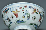 A MING DYNASTY BOYS BOWL CHENGHUA MARK WANLI PERIOD