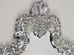 19TH CENTURY VENETIAN SILVERED WALL MIRROR, EMBOSSED COPPER, VENICE, CIRCA 1880
