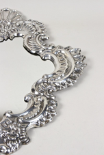 19TH CENTURY VENETIAN SILVERED WALL MIRROR, EMBOSSED COPPER, VENICE, CIRCA 1880