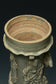 A SONG DYNASTY QINGBAI FUNERARY VASE AND COVER