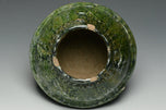 A HAN DYNASTY GREEN GLAZED DING AND COVER