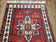 1930S ANTIQUE PERSIAN HERIZ KARAJEH RUNNER RUG 3X11, HAND-KNOTTED RED GEOMETRIC MEDALLIONS