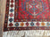 1930S ANTIQUE PERSIAN HERIZ KARAJEH RUNNER RUG 3X11, HAND-KNOTTED RED GEOMETRIC MEDALLIONS