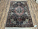 1880S ANTIQUE PERSIAN SAROUK FARAHAN RUG 4X7 - BLACK, RED, CAMEL HAIR COLOR - RARE, HIGHLY COLLECTIBLE