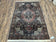 1880S ANTIQUE PERSIAN SAROUK FARAHAN RUG 4X7 - BLACK, RED, CAMEL HAIR COLOR - RARE, HIGHLY COLLECTIBLE