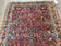 1920S ANTIQUE PERSIAN SAROUK RUG, RED, ALLOVER FLORAL PATTERN, HAND-KNOTTED, WOOL, 3'4" X 4'10"