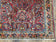 1920S ANTIQUE PERSIAN SAROUK RUG, RED, ALLOVER FLORAL PATTERN, HAND-KNOTTED, WOOL, 3'4" X 4'10"