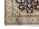 1950S PERSIAN ISFAHAN RUG 4X5 - DARK BLUE, LIGHT BLUE, BEIGE/IVORY - WOOL