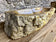 Petrified Wood Sink, Beige, Yellow, Brown Tones, Organic Modern