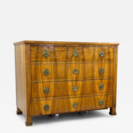 19TH CENTURY, AUSTRIA, BIEDERMEIER CHEST OF DRAWERS, WRITING