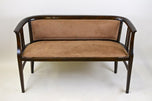 20TH CENTURY, AUSTRIA, ART NOUVEAU, BENTWOOD, BENCH, NEWLY UPHOLSTERED