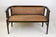 20TH CENTURY, AUSTRIA, ART NOUVEAU, BENTWOOD, BENCH, NEWLY UPHOLSTERED
