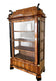 19TH CENTURY, GERMANY, EMPIRE DISPLAY CABINET, MYSTICAL FIGURES, NUTWOOD