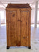 19TH CENTURY, GERMANY, EMPIRE DISPLAY CABINET, MYSTICAL FIGURES, NUTWOOD