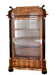 19TH CENTURY, GERMANY, EMPIRE DISPLAY CABINET, MYSTICAL FIGURES, NUTWOOD