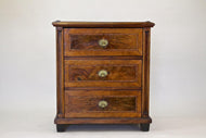 19TH CENTURY, AUSTRIA, BIEDERMEIER, CHEST OF DRAWERS, NUTWOOD