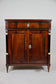 19TH CENTURY, GERMANY, MAHOGANY, EMPIRE, COMMODE, GILT CARYATIDS