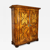 18TH CENTURY,NUTWOOD BAROQUE CABINET,AUSTRIA