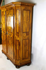 18TH CENTURY,NUTWOOD BAROQUE CABINET,AUSTRIA