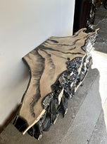 ORGANIC, MODERN, TEAK, ROOT, SIDEBOARD, CONSOLE, TABLE, HANDPAINTED