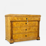 19TH CENTURY, GERMANY, BIRDSEYE MAPLE, BIEDERMEIER CHEST