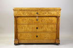 19TH CENTURY, GERMANY, BIRDSEYE MAPLE, BIEDERMEIER CHEST