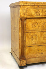 19TH CENTURY, GERMANY, BIRDSEYE MAPLE, BIEDERMEIER CHEST