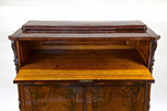 19TH CENTURY, BIEDERMEIER, MAHOGANY, SIDEBOARD, BUFFET, HALFCABINET, AT CA. 1850