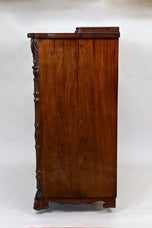 19TH CENTURY, BIEDERMEIER, MAHOGANY, SIDEBOARD, BUFFET, HALFCABINET, AT CA. 1850