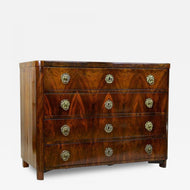 19TH CENTURY, AUSTRIA, BIEDERMEIER CHEST OF DRAWERS, WRITING COMMODE