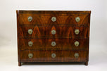 19TH CENTURY, AUSTRIA, BIEDERMEIER CHEST OF DRAWERS, WRITING COMMODE