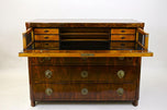 19TH CENTURY, AUSTRIA, BIEDERMEIER CHEST OF DRAWERS, WRITING COMMODE