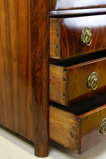 19TH CENTURY, AUSTRIA, BIEDERMEIER CHEST OF DRAWERS, WRITING COMMODE