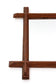 19TH CENTURY, AUSTRIA, TRAMP ART, WALL MIRROR, RUSTIC, HANDCARVED