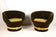 PAIR OF MID CENTURY, ITALY, VELVET LOUNGE CHAIRS, CLUB CHAIRS, 1960 70