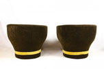 PAIR OF MID CENTURY, ITALY, VELVET LOUNGE CHAIRS, CLUB CHAIRS, 1960 70