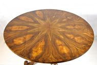 19TH CENTURY, AUSTRIA, BIEDERMEIER, NUTWOOD DINING TABLE, CENTER TABLE
