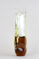 MURANO GLASS, AMBERCOLORED, BROWN, VASE, MID CENTURY, ITALY, 1960/70