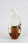 MURANO GLASS, AMBERCOLORED, BROWN, VASE, MID CENTURY, ITALY, 1960/70