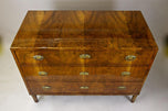 19TH CENTURY, AUSTRIA, NUTWOOD CHEST, WRITING, COMMODE