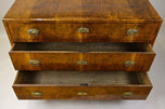 19TH CENTURY, AUSTRIA, NUTWOOD CHEST, WRITING, COMMODE