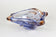 MID CENTURY, ITALY, MURANO GLASS BOWL, BLUE, AMBER, 1960