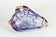 MID CENTURY, ITALY, MURANO GLASS BOWL, BLUE, AMBER, 1960