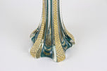 MURANO GLASS VASE, EARLY 20TH CENTURY, ITALY, GOLD ACCENTS