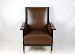 ART NOUVEAU, 20TH CENTURY, PALISANDER ARMCHAIR, MOTHER OF PEARL, AUSTRIA, CA 1905