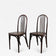 PAIR, ART NOUVEAU, THONET, CHAIRS, JOSEF HOFFMANN, 1906