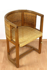 20TH CENTURY, ART NOUVEAU, ELMWOOD, ARMCHAIR, PRAG-RUDNIKER, VIENNA