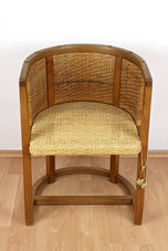 20TH CENTURY, ART NOUVEAU, ELMWOOD, ARMCHAIR, PRAG-RUDNIKER, VIENNA