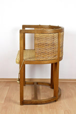 20TH CENTURY, ART NOUVEAU, ELMWOOD, ARMCHAIR, PRAG-RUDNIKER, VIENNA